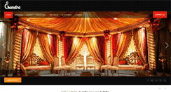 Desktop Screenshot of chandraevents.com