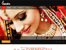 Tablet Screenshot of chandraevents.com